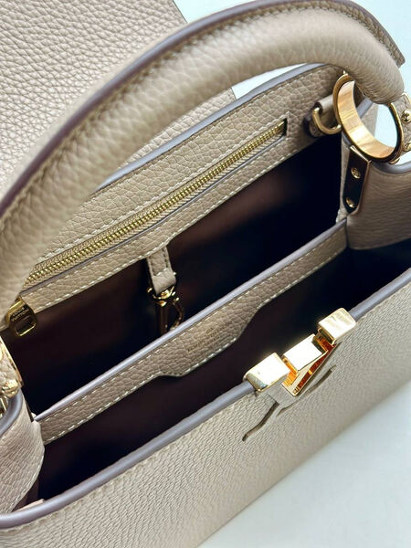 Сумка Louis Vuitton женский кожа бежевый 129598-3
