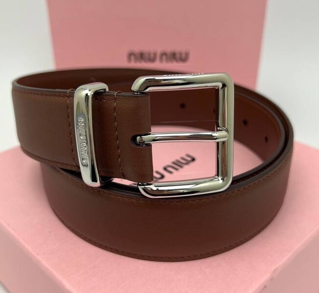 Женский ремень Miu Miu женский кожа черный,белый 139482