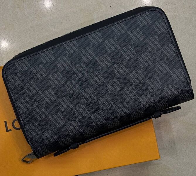 Мужской кошелек Louis Vuitton мужской кожа синий 173920