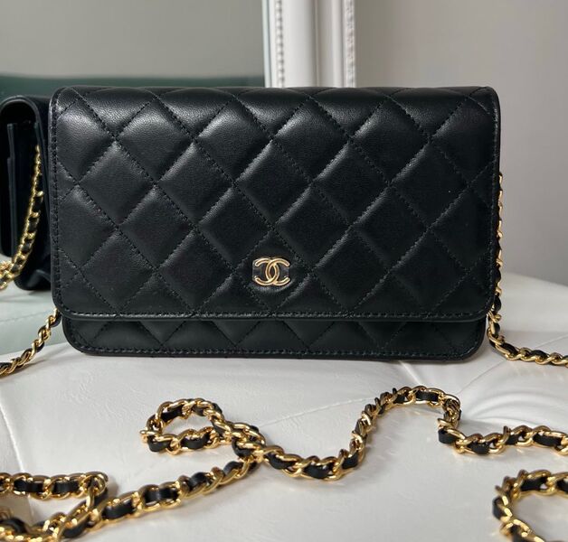Сумка Chanel Mini женский кожа черный 143090