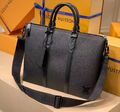 Мужской портфель Louis Vuitton мужской кожа черный 97625-1