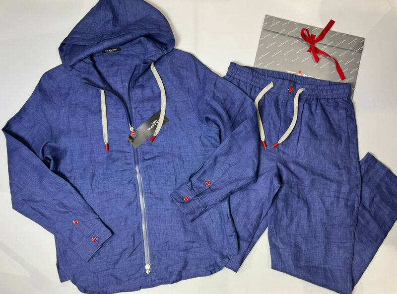 Мужской костюм Kiton мужской синий 152178