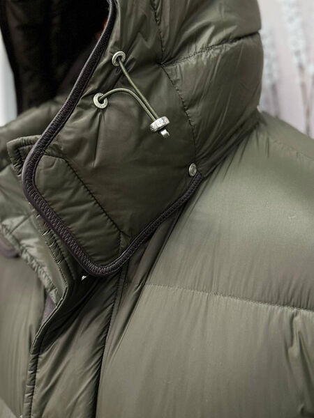 Мужской пуховик Tom Ford мужской болотный 167307-8