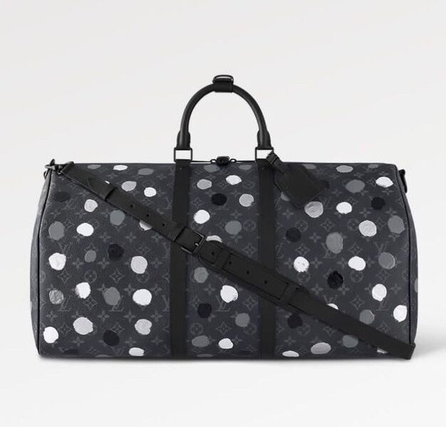 Дорожная сумка Louis Vuitton мужской кожа черный 109825