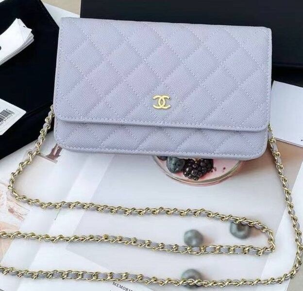 Сумка Chanel Mini женский кожа фиолетовый 174283