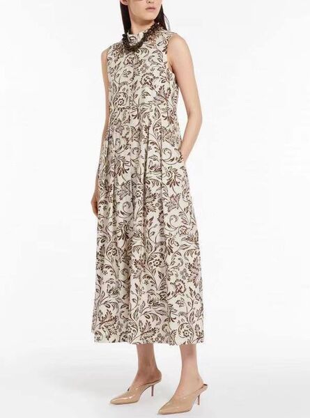 Платье Max Mara женский темно-бежевый 152977