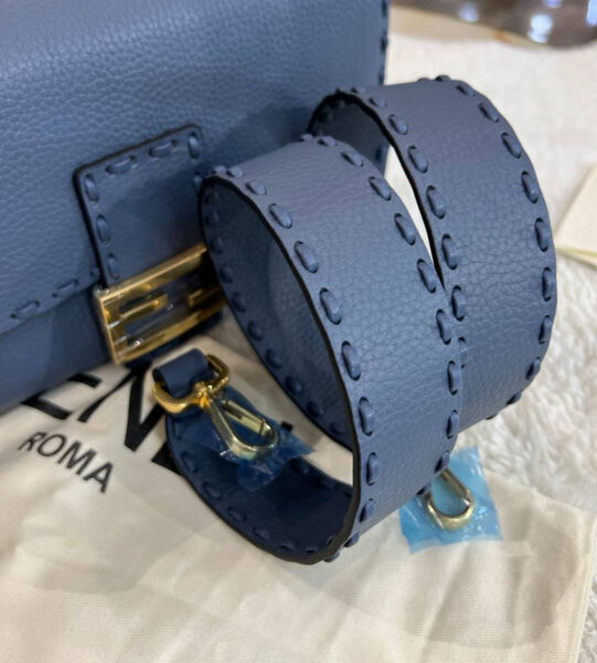 Сумка Fendi Baguette женский кожа черный 120053-7