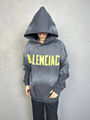 Мужское худи Balenciaga мужской графитовый 132172-3