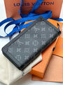 Мужской кошелек Louis Vuitton мужской кожа черный 108250-4