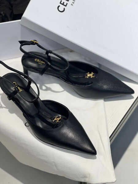 Туфли Celine женский кожа черный 104909-6