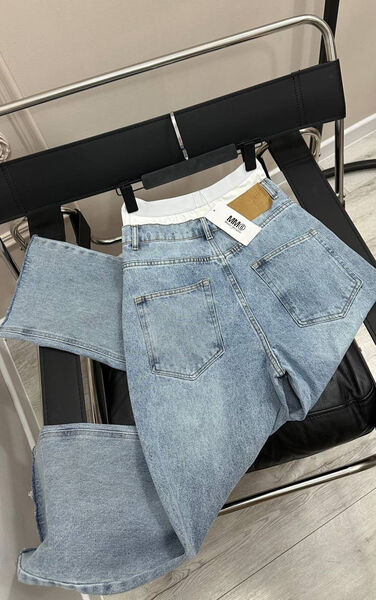 Джинсы Maison Margiela женский джинса бирюзовый 141376