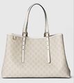 Сумка Gucci Emble женский канва графитовый 184932-1