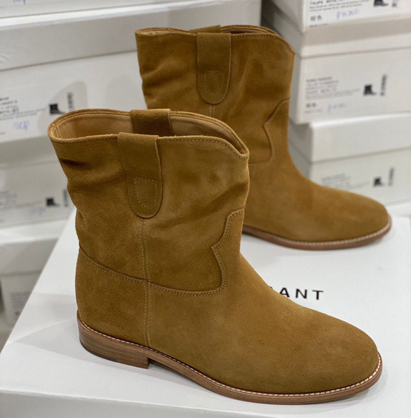 Ботинки Isabel Marant женский замша бежевый 14010