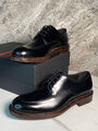 Мужские туфли Zegna мужской кожа черный 173123-2