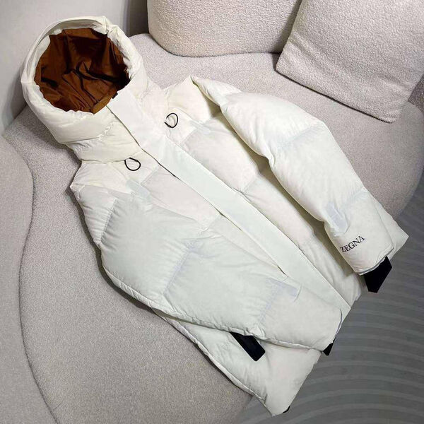 Мужской пуховик Zegna мужской белый 167521-4