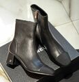 Ботильоны Chanel женский кожа черный 6316-1