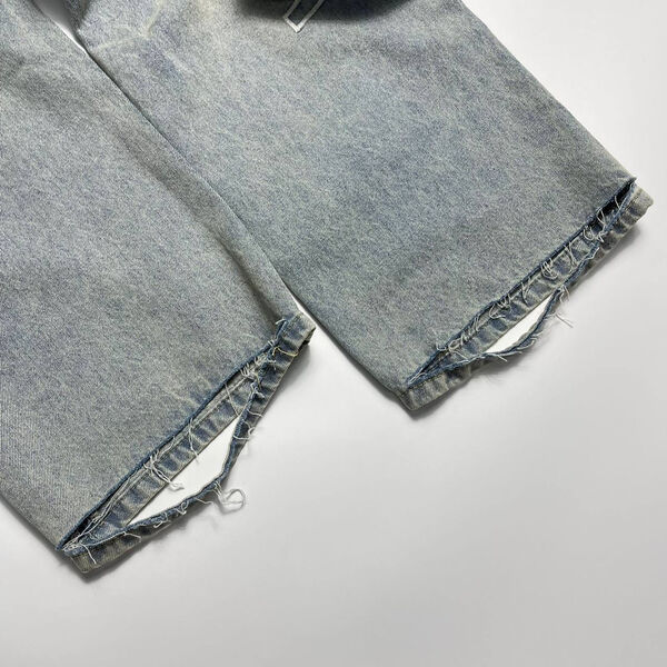 Мужские джинсы Balenciaga мужской джинса бирюзовый 153178-4