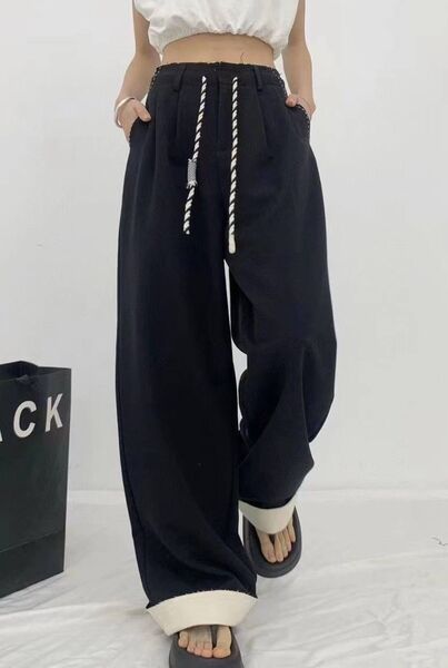 Брюки Maison Margiela женский черный 192104