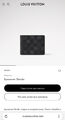 Мужской портмоне Louis Vuitton мужской кожа черный 173922-2