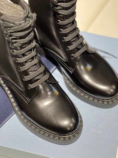 Ботинки Prada женский кожа черный 130379-6
