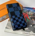 Портмоне мужской Louis Vuitton мужской кожа синий 61957-1