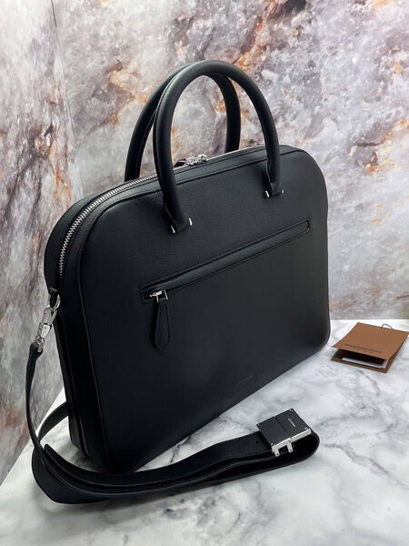 Мужской портфель Burberry мужской кожа черный 111552-4