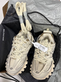 Кроссовки Balenciaga женский кожа бежевый 92596-4