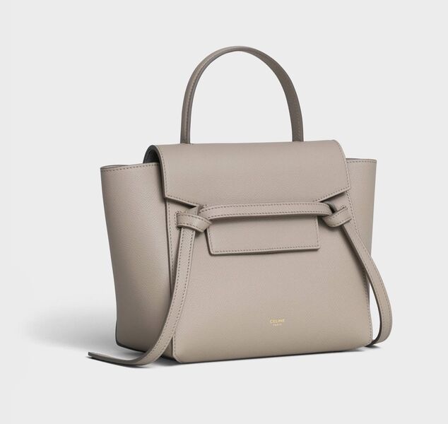 Сумка Celine Belt Nano женский кожа бежевый 141397-2
