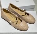 Балетки Christian Dior женский кожа бежевый 146234-1