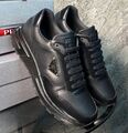 Мужские кроссовки Prada мужской кожа черный 132953-1