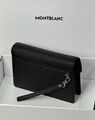 Мужской клатч Montblanc мужской кожа черный 195471-2