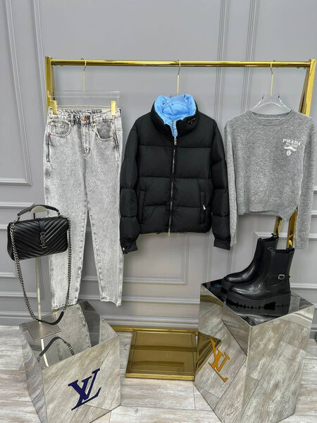 Пуховик Prada женский черный 127867-3