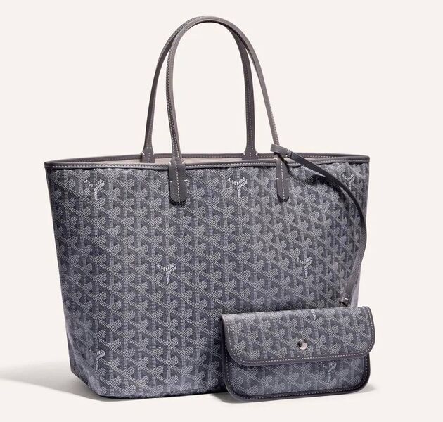 Сумка Goyard женский кожа графитовый 166483