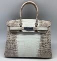 Сумка Hermès Birkin 30 женский кожа графитовый 75301-1