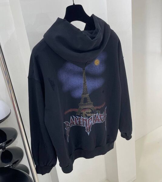 Худи Balenciaga женский синий 128574