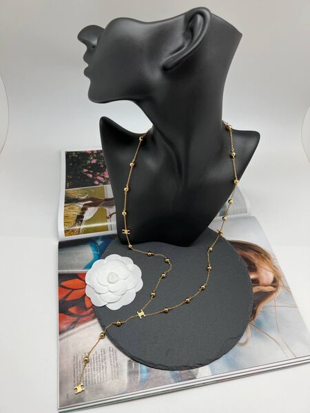 Колье Celine золотой 175326