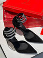 Туфли René Caovilla женский замша черный 110492-2