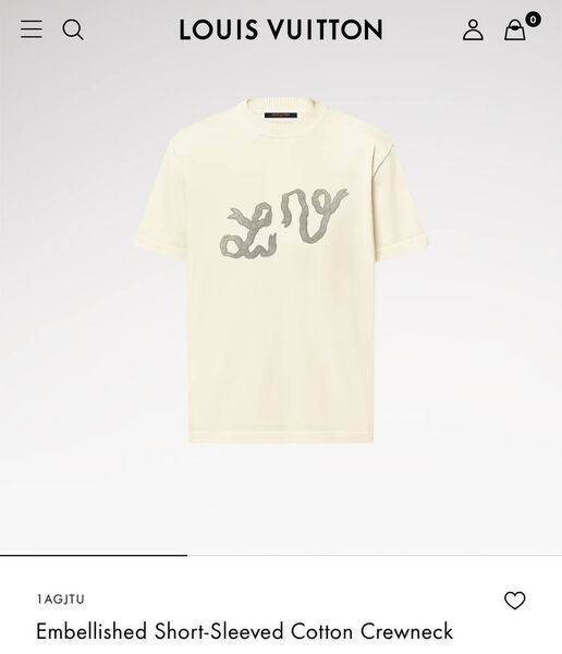 Мужская футболка Louis Vuitton мужской белый 175977-4