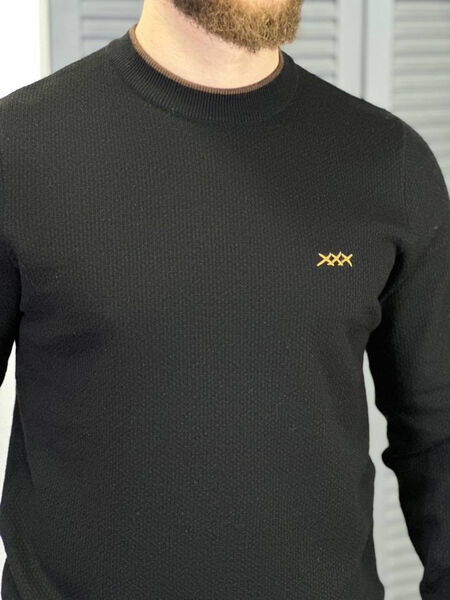 Мужской свитер Zegna мужской черный 125385-2