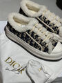 Кеды Christian Dior женский текстиль черный 130391-6