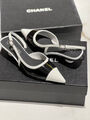 Туфли Chanel женский кожа черный 139268-4