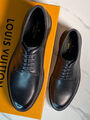 Мужские туфли Louis Vuitton мужской кожа черный 172932-8
