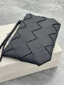 Мужской клатч Bottega Veneta мужской кожа черный 195712-2
