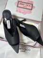 Шлепки Jimmy Choo женский кожа черный 153978-5
