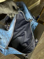 Дорожная сумка Louis Vuitton мужской кожа синий 121333-8
