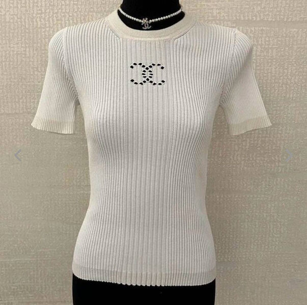 Футболка Chanel женский белый 184460-2