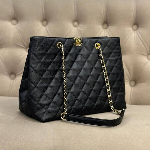 Сумка Chanel женский кожа черный 128889-2