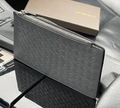 Картхолдер Bottega Veneta мужской кожа черный 92974-1