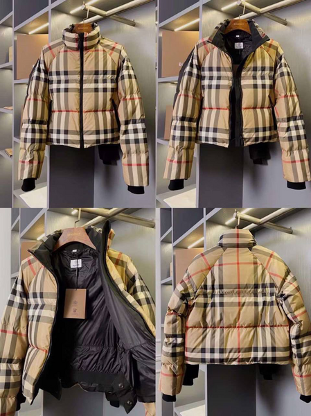 Пуховик Burberry женский бежевый 62448-6