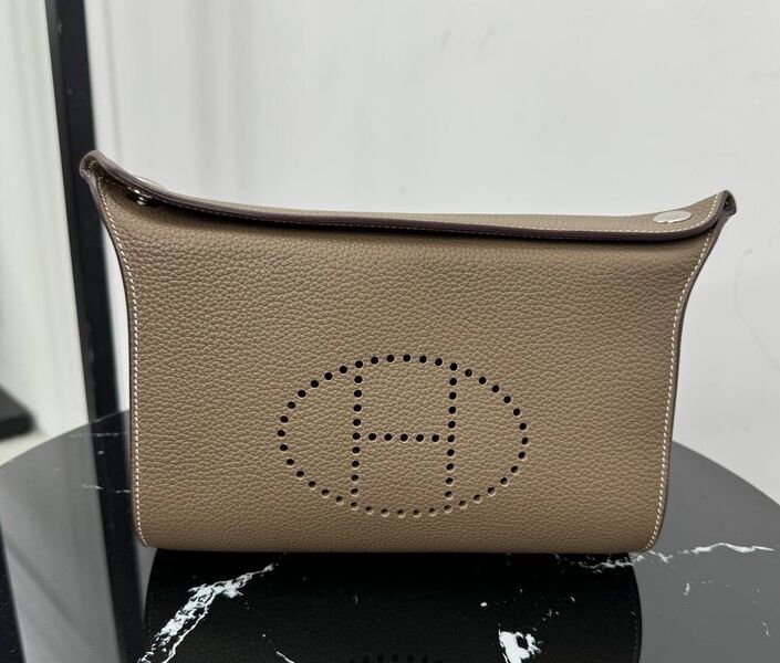 Мужская сумка мессенджер Hermès мужской кожа бежевый 195555